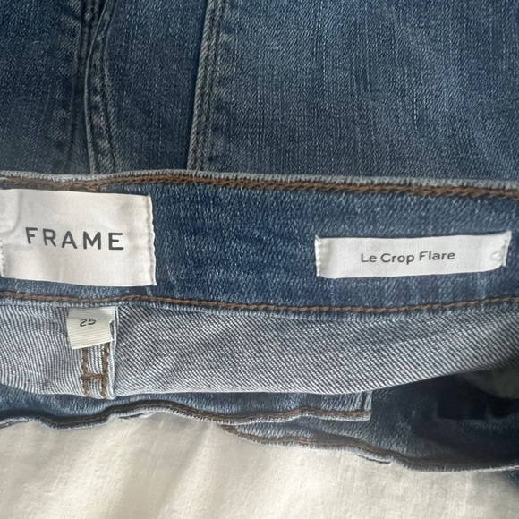 Frame Denim Women's Cropped Blue Jeans- 25 - Picture 6 of 7